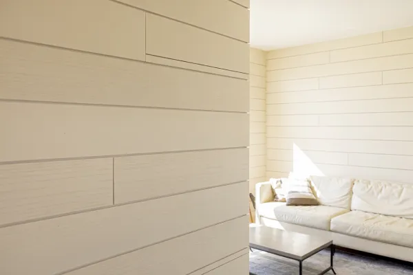 Shiplap wall paneling